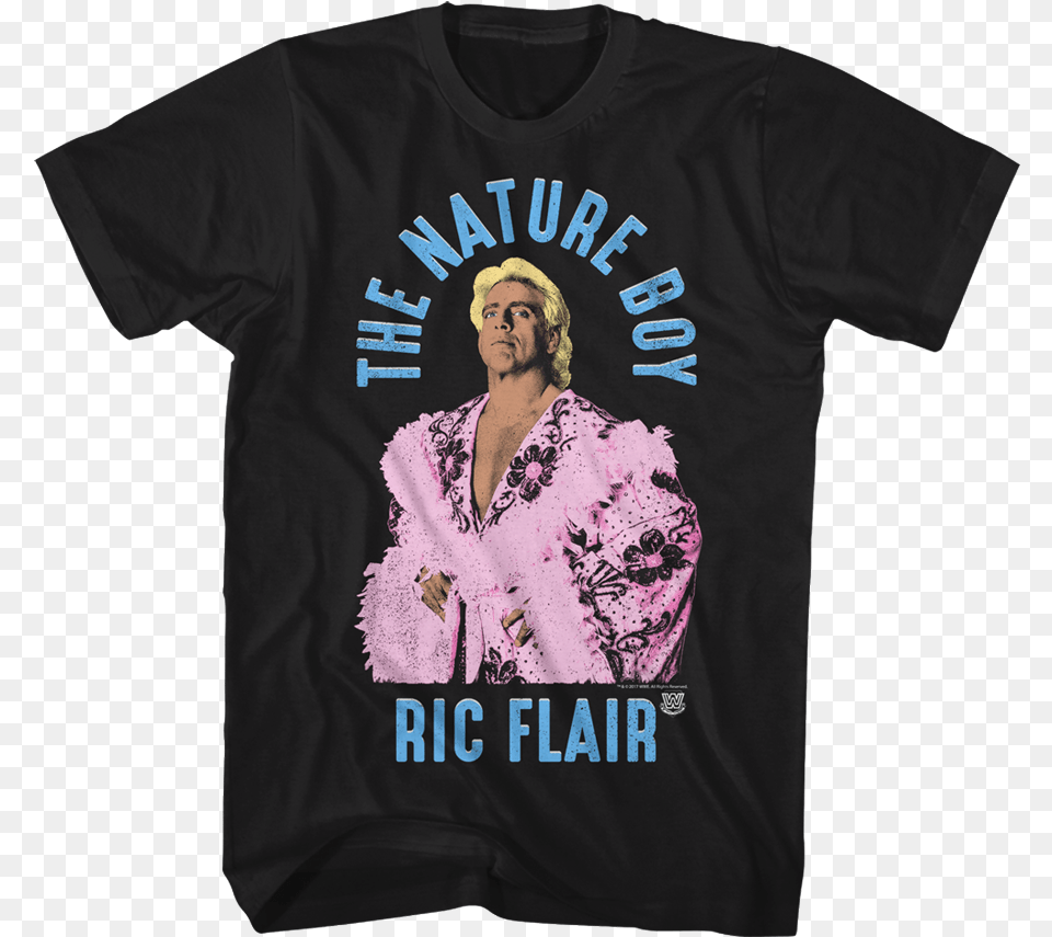 Download Nature Boy Ric Flair Shirt Bruce Lee Tshirt Ebay, Clothing, T-shirt, Adult, Male Free Transparent Png