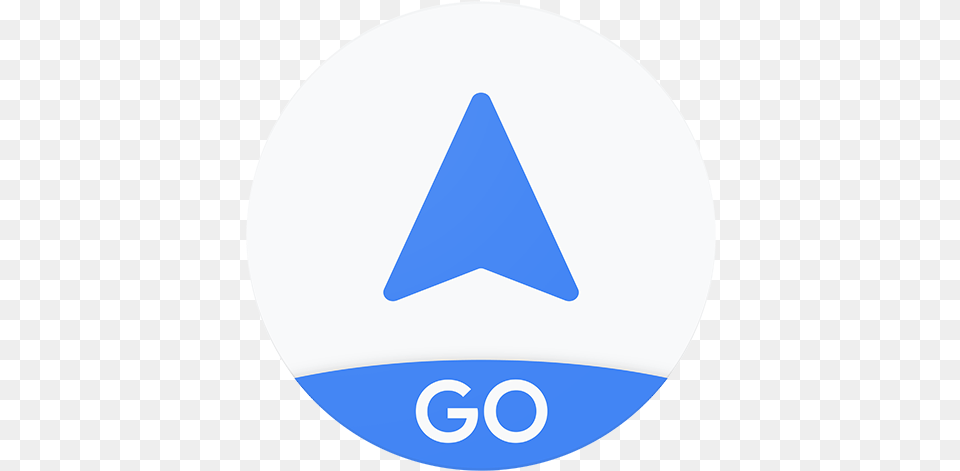 Download Navigation For Google Maps Go Google Map Go Icon, Triangle Free Png