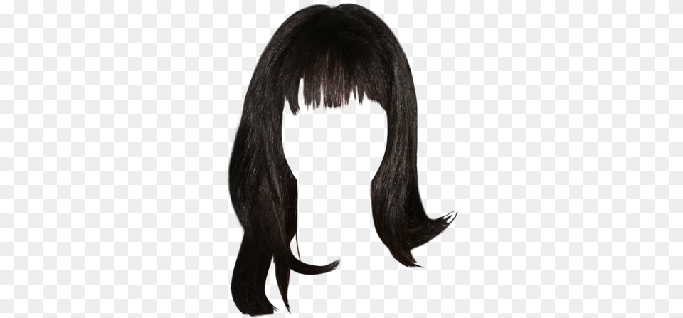 Download Naya Rivera Long Straight Straight Black Hair Transparent Background, Black Hair, Person, Animal, Fish Free Png