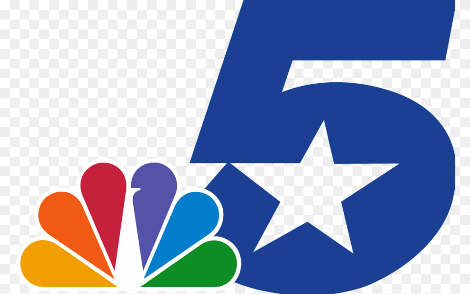 Download Nbc Dallas Clipart Dallas Fort Worth Kxas Tv Text, Logo, Symbol, Star Symbol, Animal Free Png