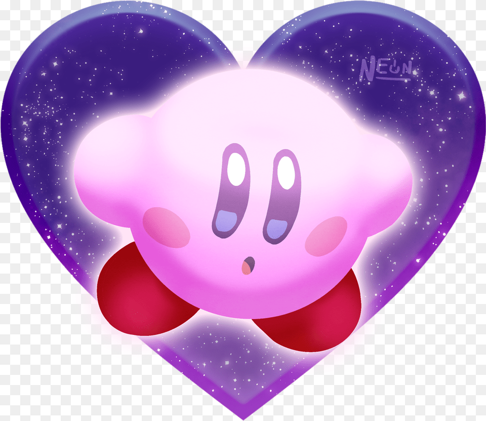 Download Neon 0 N Heart, Balloon, Purple Free Png