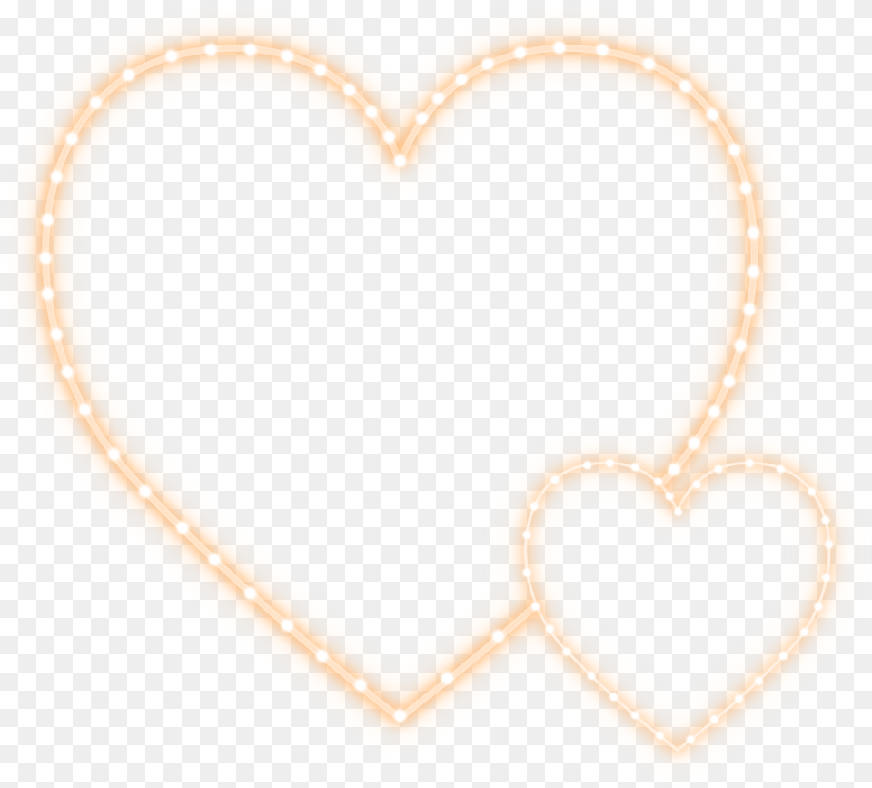 Neon Love Frame Hd Uokplrs Heart Free Png Download