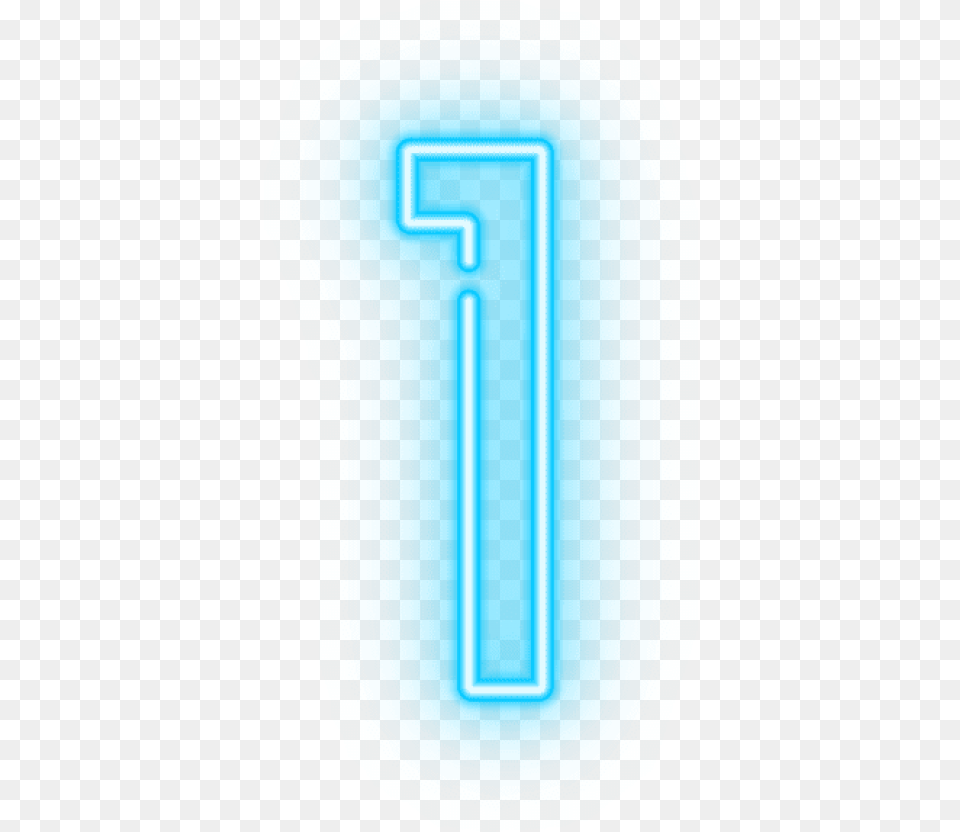 Download Neon Number One Clipart Number One Neon, Water Free Transparent Png