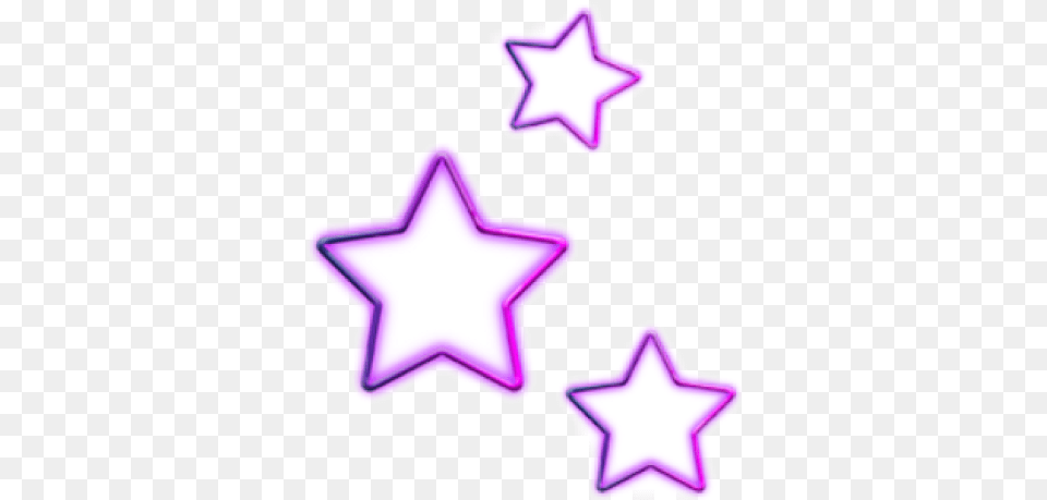 Download Neon Stars Tumblr Sticker By Moreanime Neon Stars, Star Symbol, Symbol Png Image