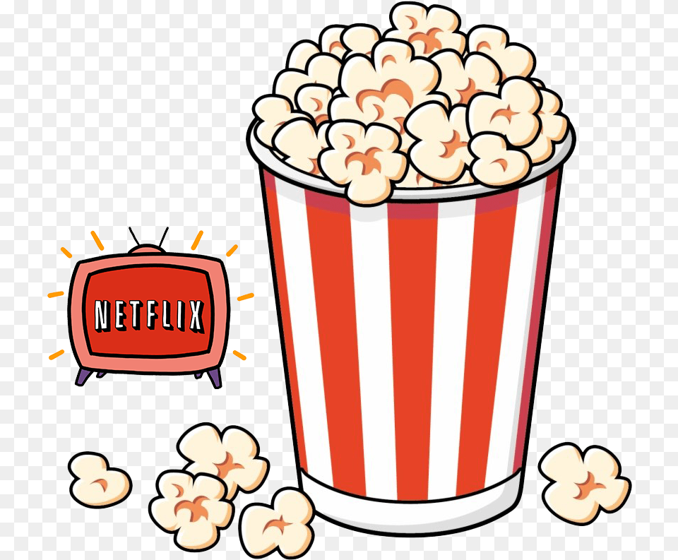 Download Netflix Popcorn Netflix, Food, Snack, Can, Tin Png