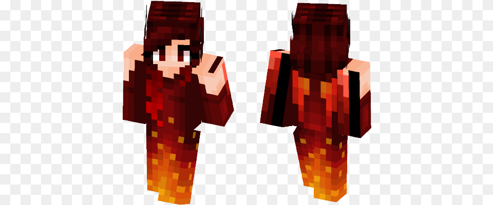 Download Nether Queen Minecraft Skin For Minecraft Skin Red Arrow, Person, Fashion, Body Part, Hand Png Image
