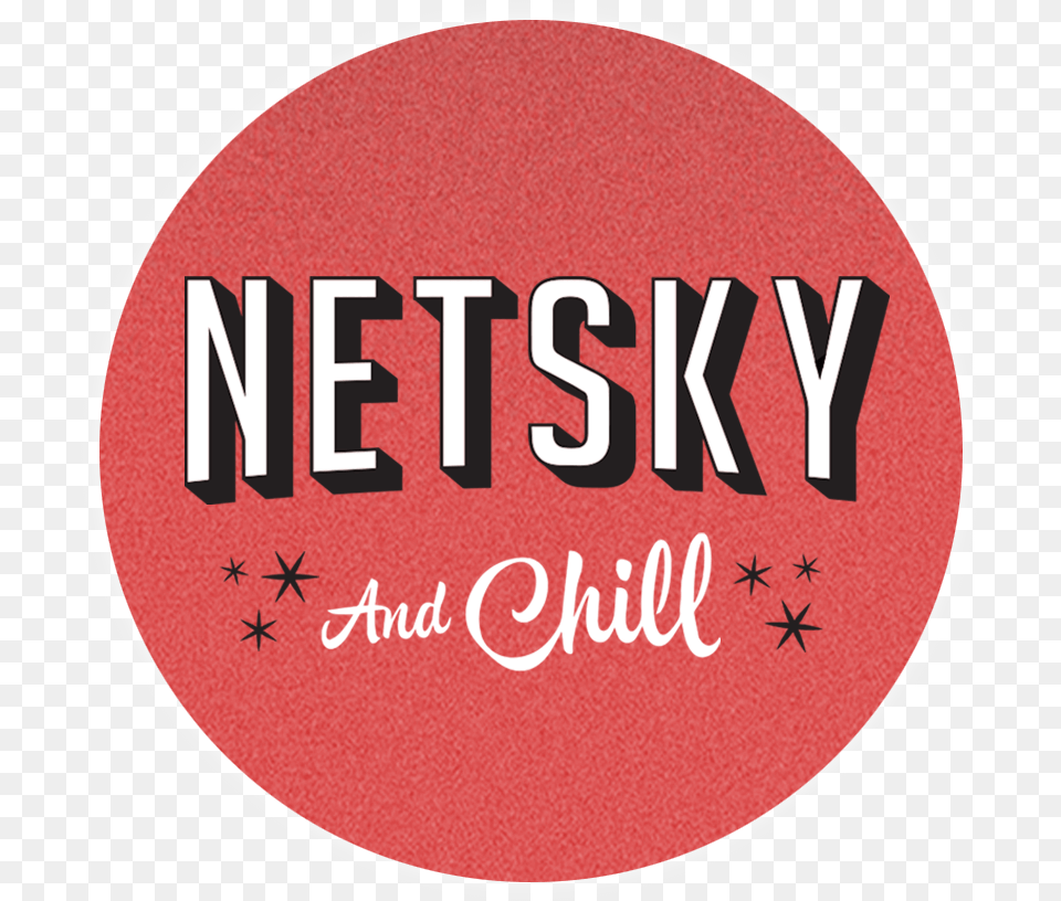 Download Netsky U0026 Chill Sticker Circle With No Netflix, Logo Png Image
