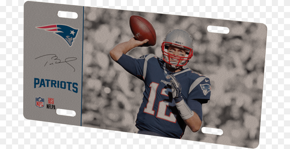 Download New England Patriots Tom Brady Kick American Football, Helmet, American Football, Person, Playing American Football Free Transparent Png