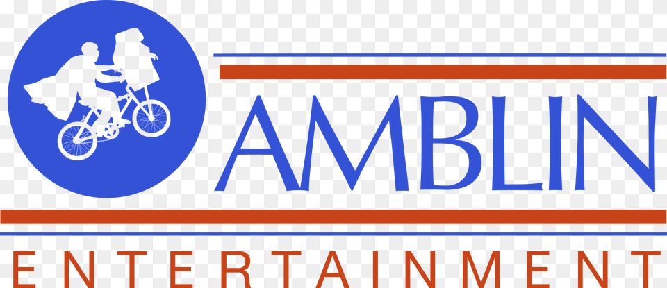 Download New Line Cinema Logo Transparent Amblin Entertainment Logo, Adult, Vehicle, Transportation, Person Png