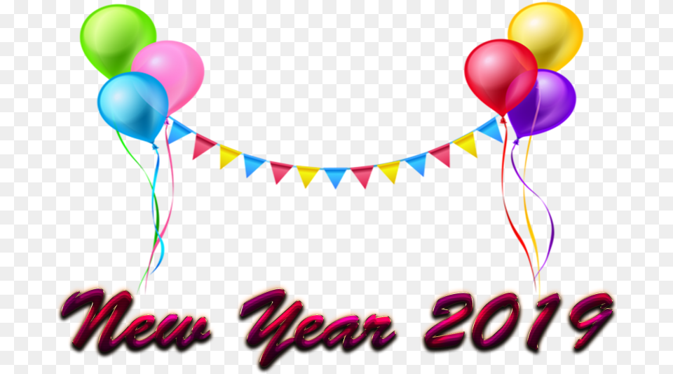New Year 2019 Images Background New Year 2019 Images Balloon Free Png Download