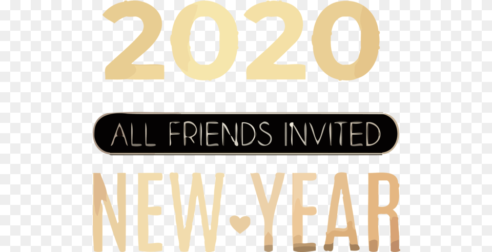 New Year Font Text Logo For Happy 2020 Carol Hq Horizontal, Number, Symbol, Dynamite, Weapon Free Png Download