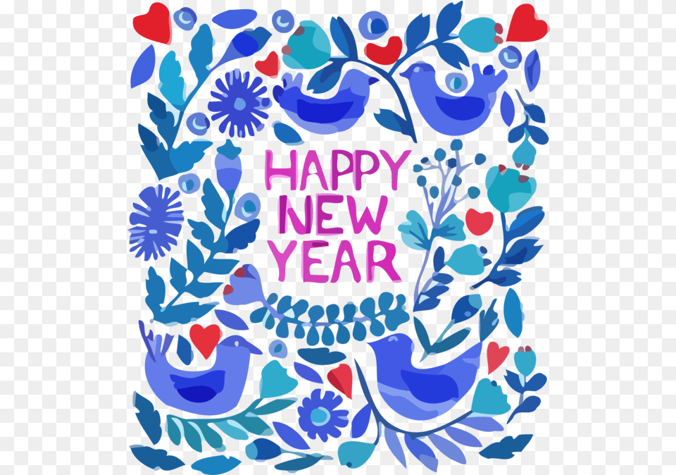 Download New Year Pattern For Happy Background Hq Image New Year Greetings Illustration, Art, Floral Design, Graphics, Purple Free Transparent Png