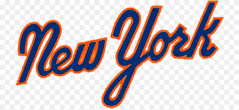 Download New York Script Logo Clipart New York City New York Mets, Text Png Image