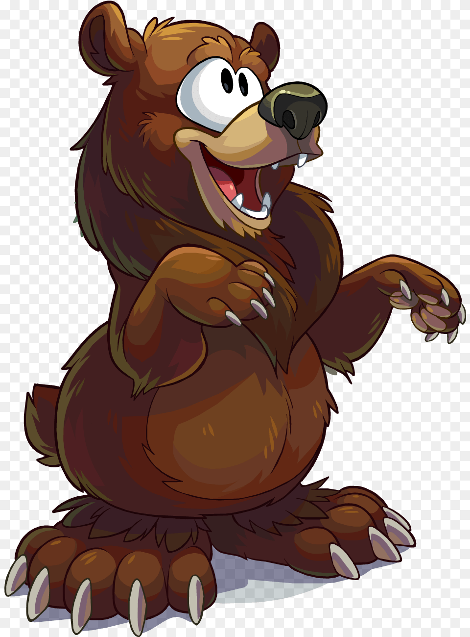 Download Newspaper Issue 444 Brown Bear Club Penguin Bear Club Penguin Brown Bear, Animal, Mammal, Wildlife, Electronics Free Png