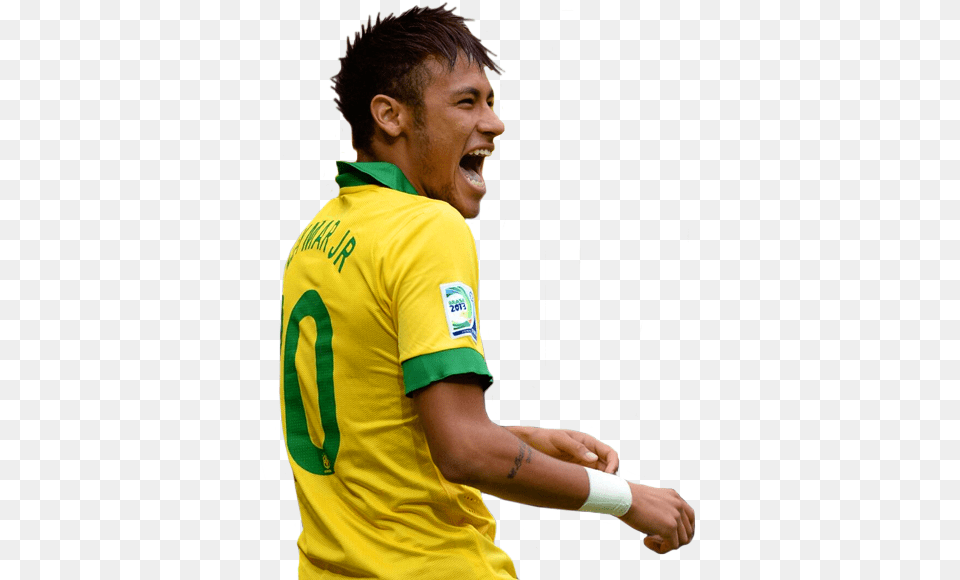Neymar Mundial 2014 Marcacom Neymar Image Football Player, Teen, Person, Boy, Male Free Png Download