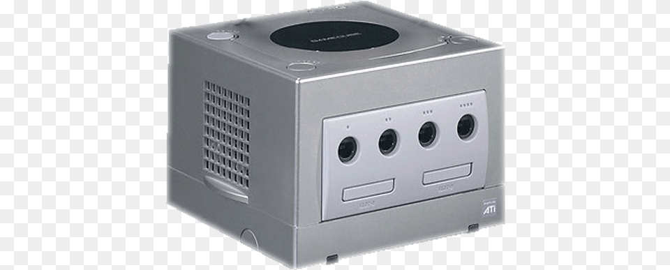 Nintendo Gamecube Silver Electronics, Speaker Free Png Download