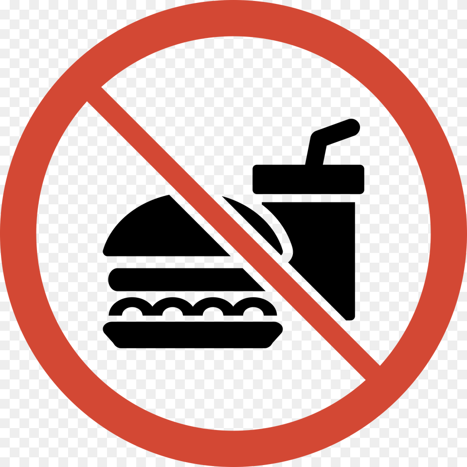 Download No Food Food With X Through, Sign, Symbol, Road Sign, Disk Png