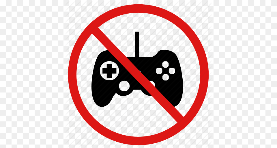 No Games Clipart Video Games Clip Art Technology, Sign, Symbol, Food, Fruit Free Png Download