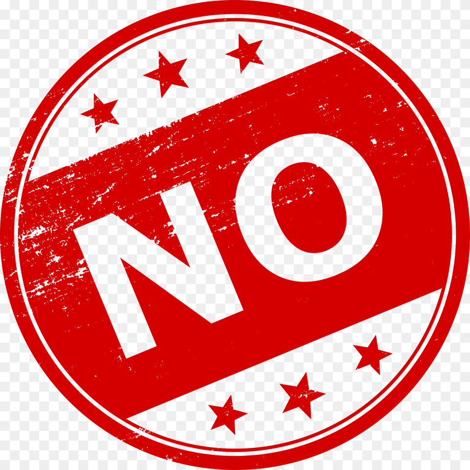 Download No Stamp Transparent, Badge, Logo, Symbol, Road Sign Png Image