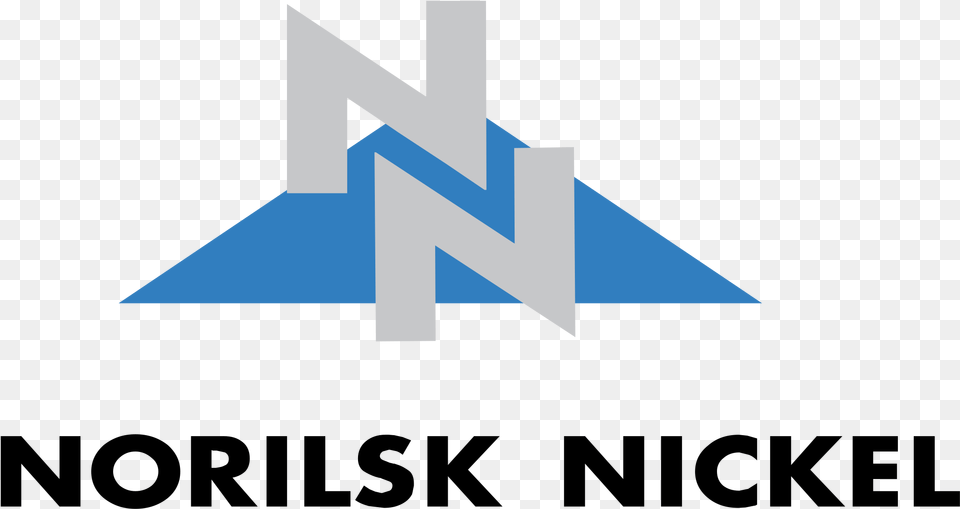 Download Norilsk Nickel Logo Norilsk Nickel Logo, Triangle, Star Symbol, Symbol Png Image