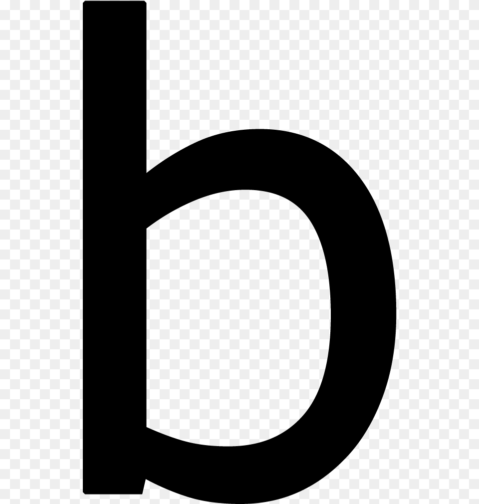 Download Now For Free This Letter B Transparent Small Letter B Clipart, Gray Png