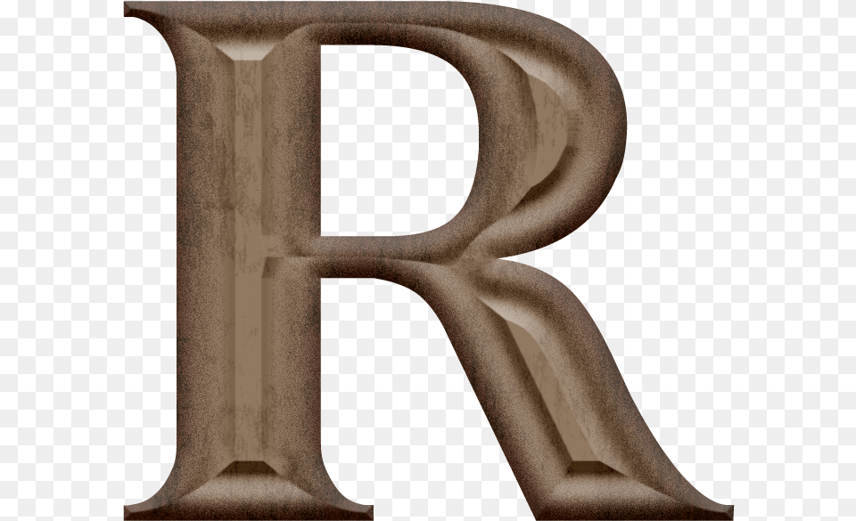 Download Now For Free This Letter R Transparent Wood Carving, Text, Symbol, Number, Person Png Image