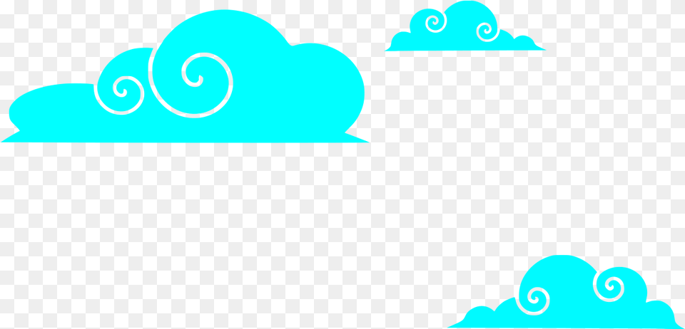 Download Nubes With No Clip Art, Turquoise Png Image