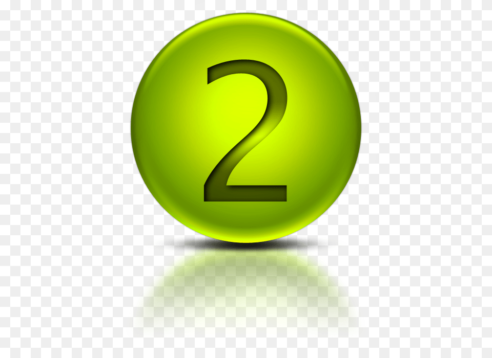 Number Two, Green, Symbol, Text Free Png Download