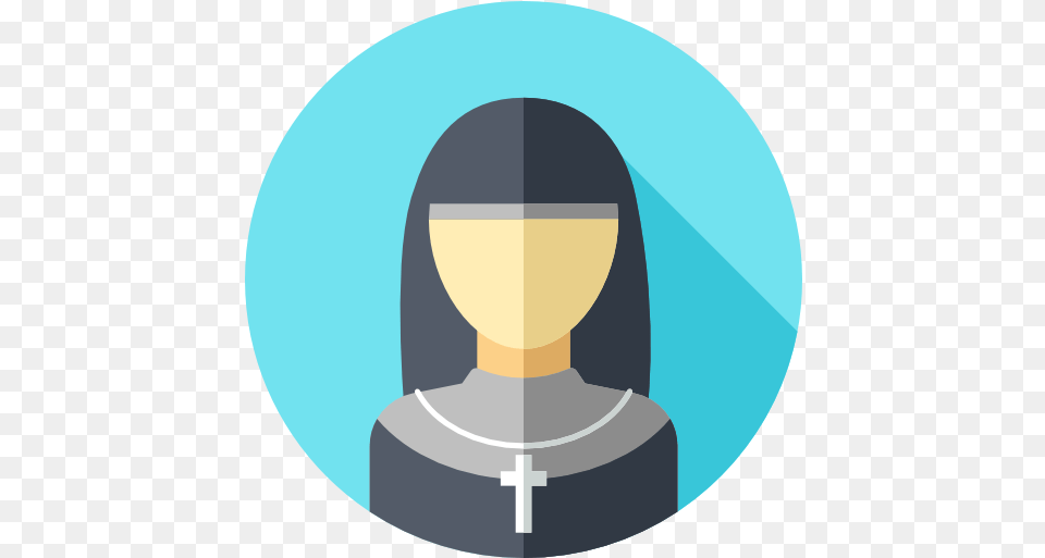 Nun Christian People Bible Religion Nun Icon, Clothing, Hood, Hardhat, Helmet Free Png Download