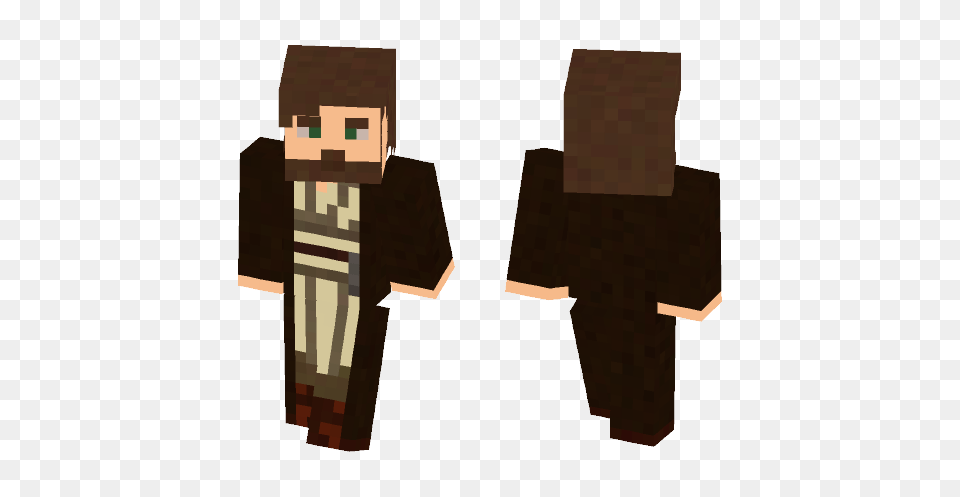 Download Obi Wan Kenobi Minecraft Skin For Superminecraftskins, Fashion, Formal Wear, Clothing, Dress Png