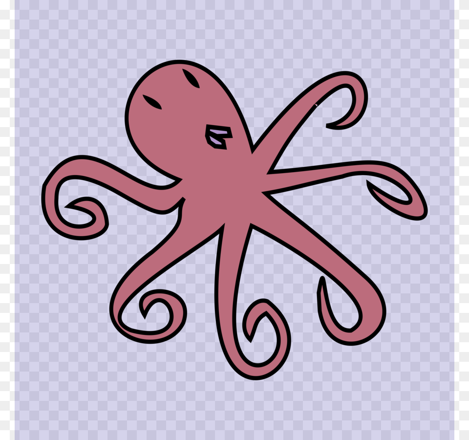 Download Octopus Clipart Octopus Clip Art Octopus Pink Font, Animal, Sea Life, Invertebrate, Dynamite Free Png