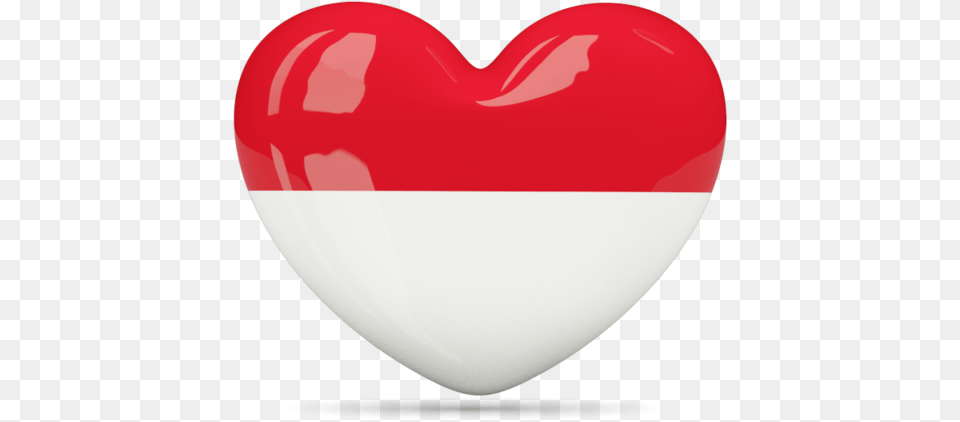 Download Of Flag Indonesia Germany Monaco Clipart Hq Indonesia Love Icon, Heart, Food, Sweets Png Image