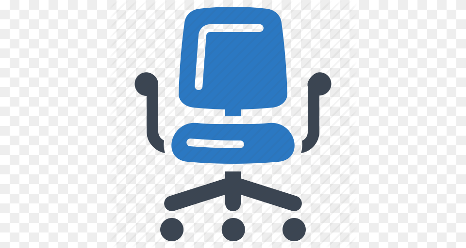 Download Office Chair Icon Clipart Office Desk Chairs Computer, Cushion, Furniture, Home Decor, Indoors Free Png