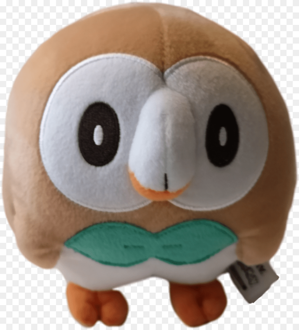 Download Official Pokemon 8 Rowlet Standing Plush Stuffed Soft, Toy Free Transparent Png