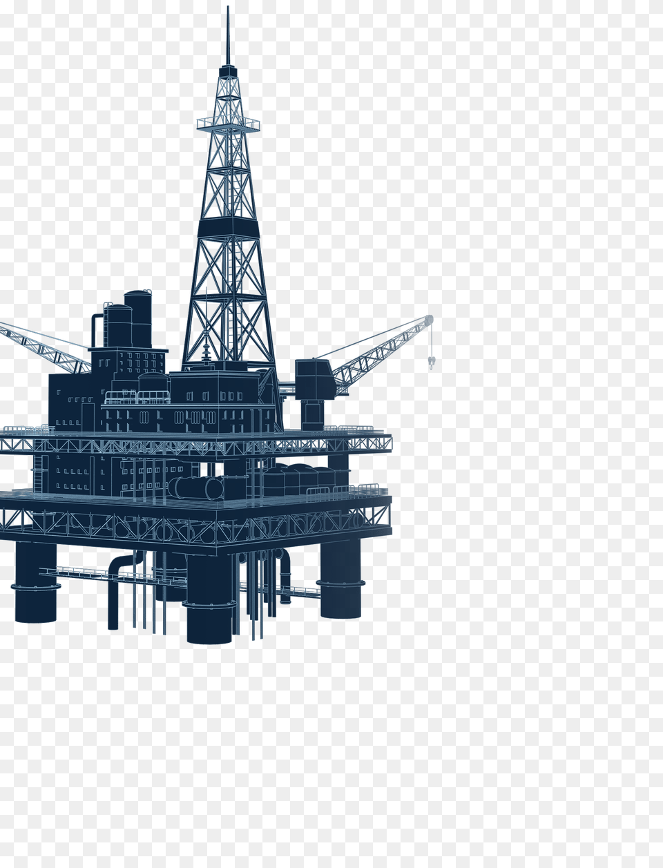 Download Offshore Products Oil Rig Background, Outdoors, Construction, Architecture, Building Png Image