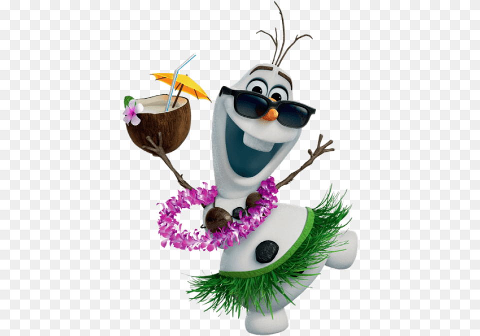 Download Olaf Hawaiian Frozen Clipart Photo Olaf Frozen Transparent Background, Accessories, Flower, Flower Arrangement, Plant Png Image