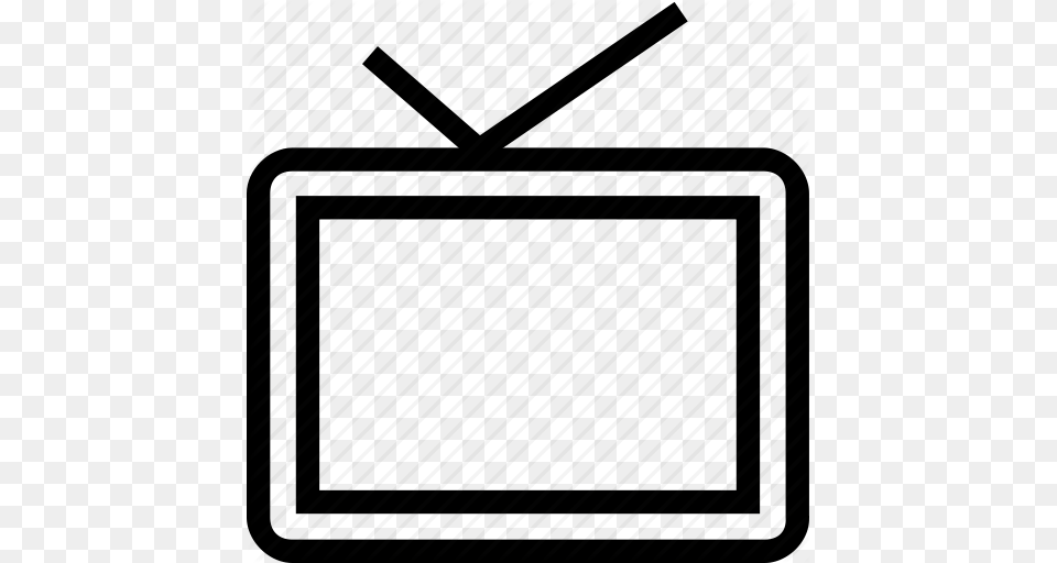 Download Old Fashioned Tv Outline Clipart Television Clip Art, Computer Hardware, Electronics, Hardware, Monitor Free Png