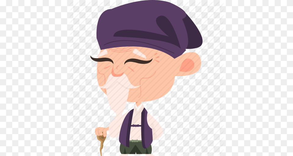 Download Old Japanese Man Clipart Japan Clip Art Man Nose, Clothing, Hat, Baby, Face Png