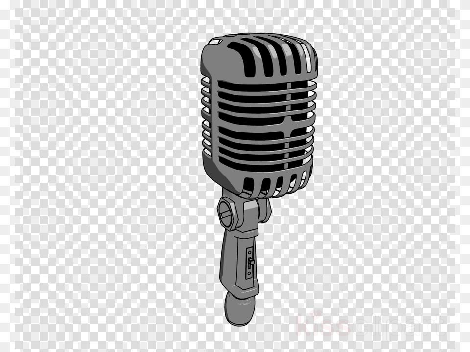 Download Old School Microphone Clipart Microphone Exclamation Mark With No Background, Electrical Device Png Image