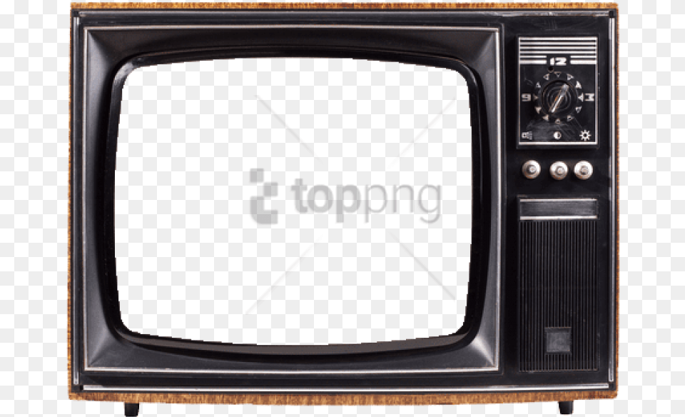 Download Old Television Images Old Tv Overlay, Appliance, Screen, Oven, Monitor Png Image
