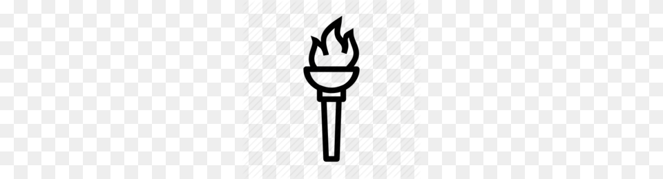 Download Olympic Torch Outline Clipart Summer Olympic Games Clip Art, Smoke Pipe Free Png