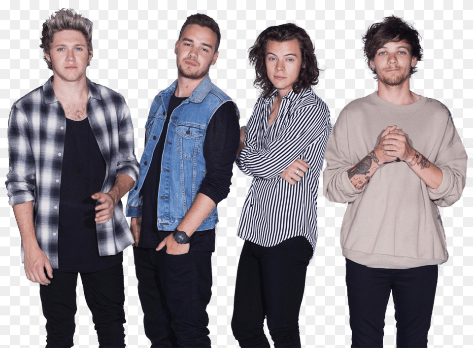 Download One Direction Without Zayn, Adult, Sleeve, Shirt, Person Free Png