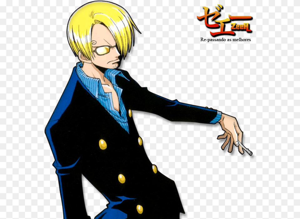 Download One Piece Sanji Transparent Image One Piece Sanji, Adult, Publication, Person, Woman Png