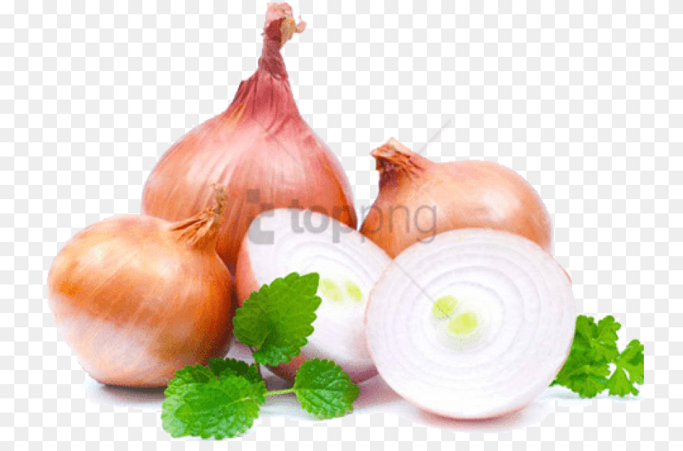 Onion Change Eye Color Images Onions And Garlic Transparent, Food, Produce, Plant, Vegetable Free Png Download