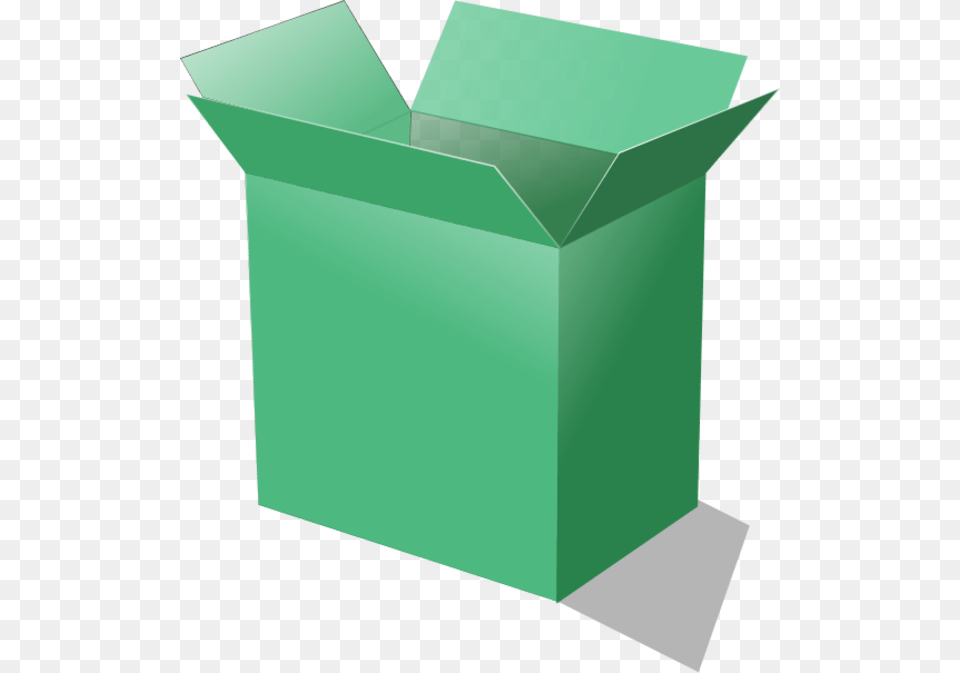 Download Open Cardboard Box, Mailbox, Green, Carton Free Transparent Png