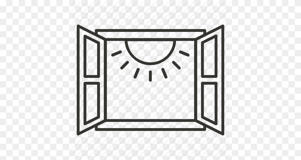 Download Open Window Black And White Clipart Clip Art, Gate, Home Decor Free Png