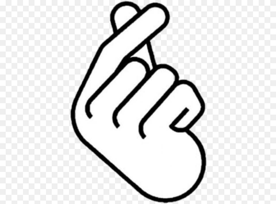 Download Oppa Sign Images Finger Heart Clip Art, Body Part, Hand, Person, Ammunition Free Png