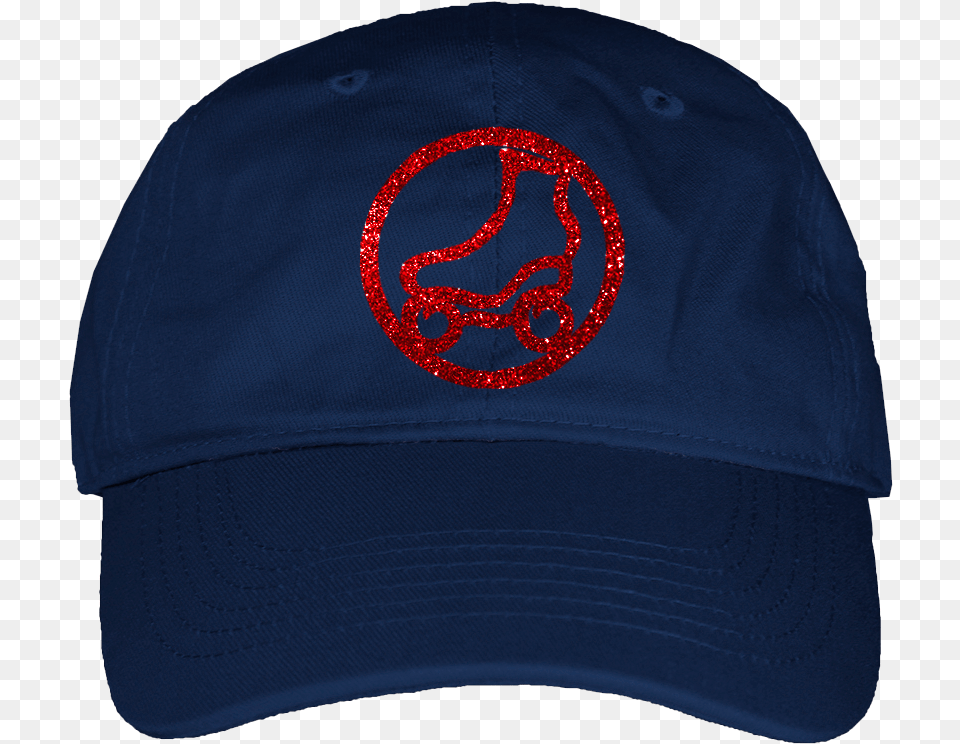 Download Or Skate Red Glitter Baseball Cap Full Size Baseball Cap, Baseball Cap, Clothing, Hat Png Image