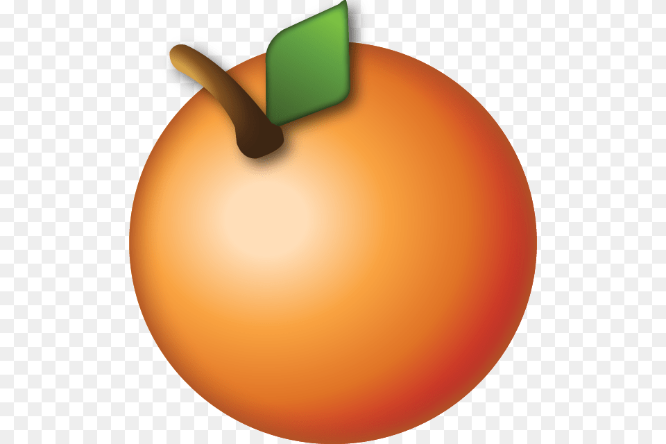 Orange Emoji Icon Emoji Island, Food, Fruit, Plant, Produce Free Png Download
