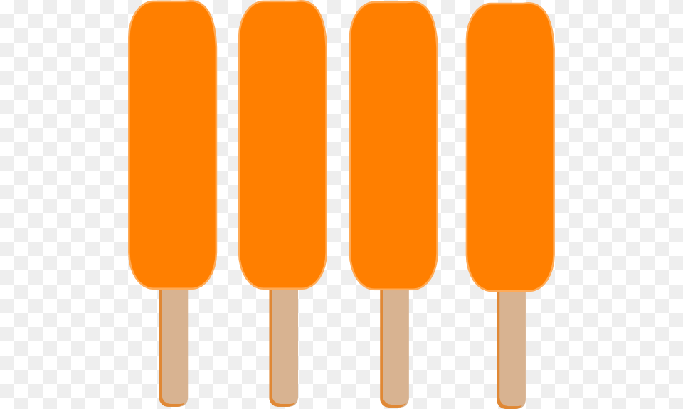 Download Orange Popsicle Clipart Ice Pops Ice Cream Clip Art, Food, Ice Pop, Dessert, Ice Cream Free Transparent Png